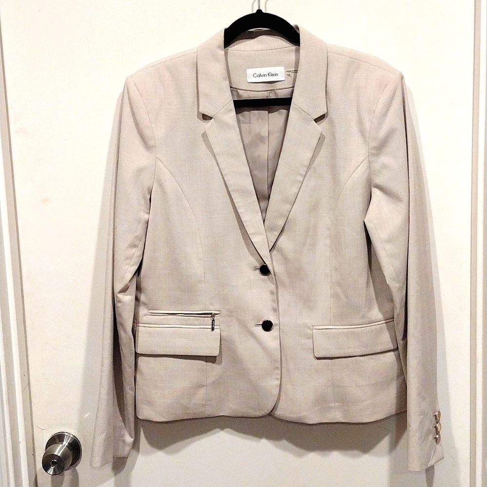 Calvin Klein Beige Blazer